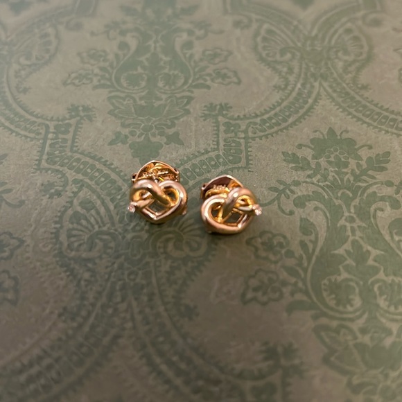 Kate Spade Loves Me Knot Cubic Zirconia Stud Earrings - Picture 3 of 5